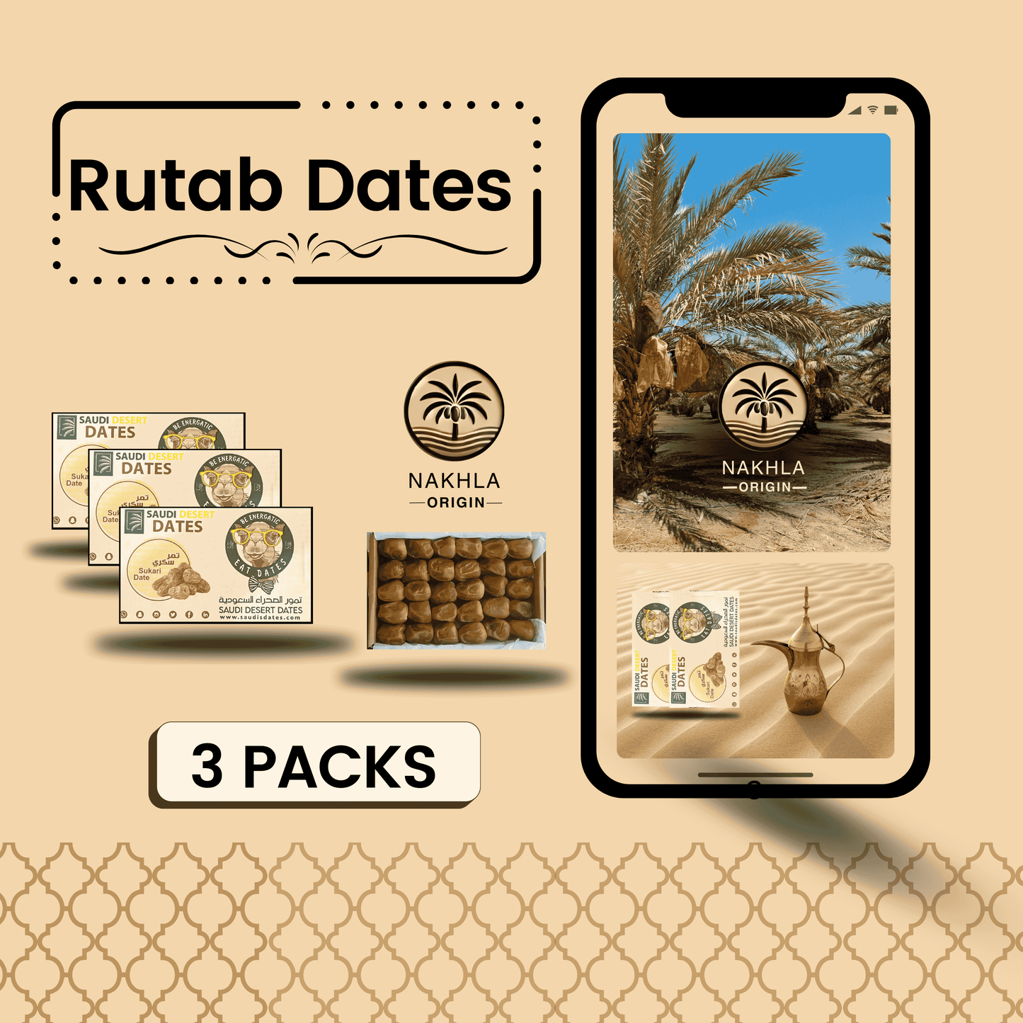 SUKKURY RUATB DATES - Naturally Sweet & Soft