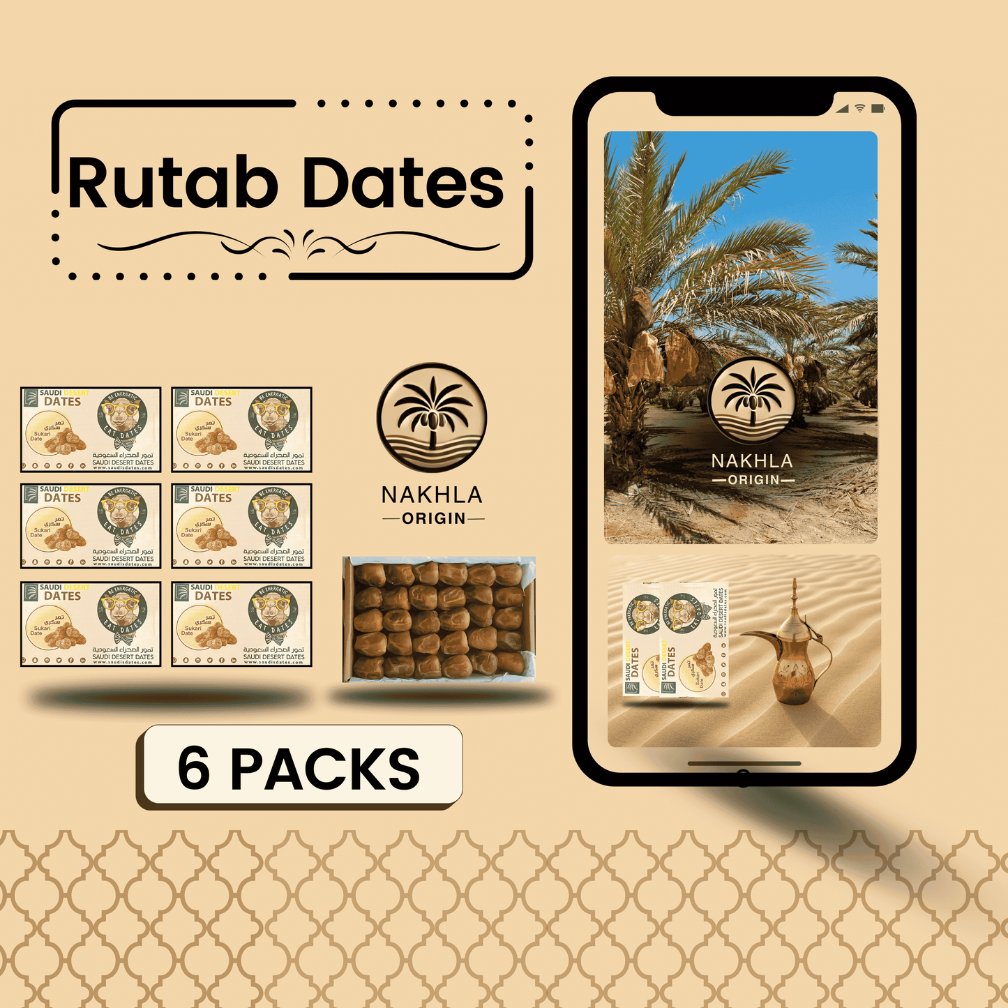 SUKKURY RUATB DATES - Naturally Sweet & Soft