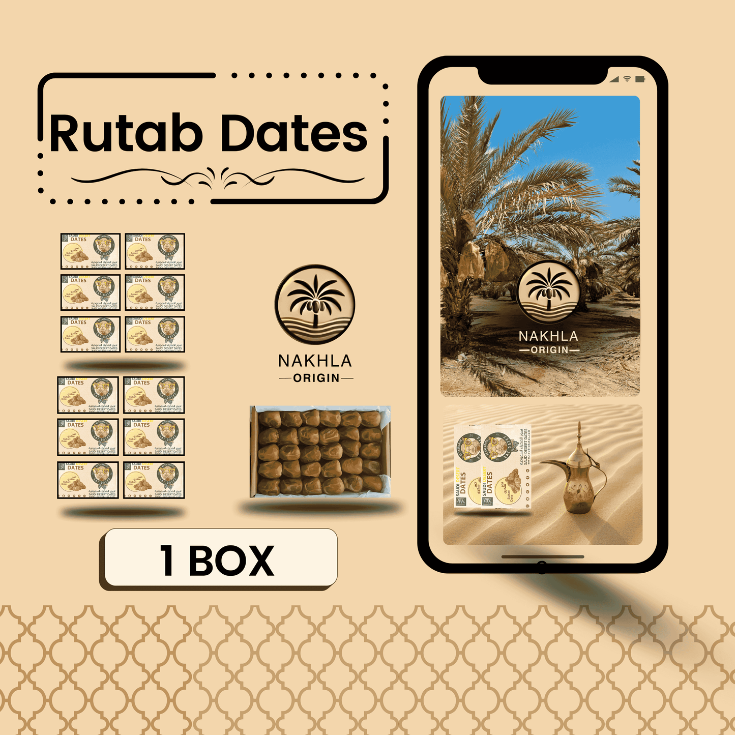 SUKKURY RUATB DATES - Naturally Sweet & Soft